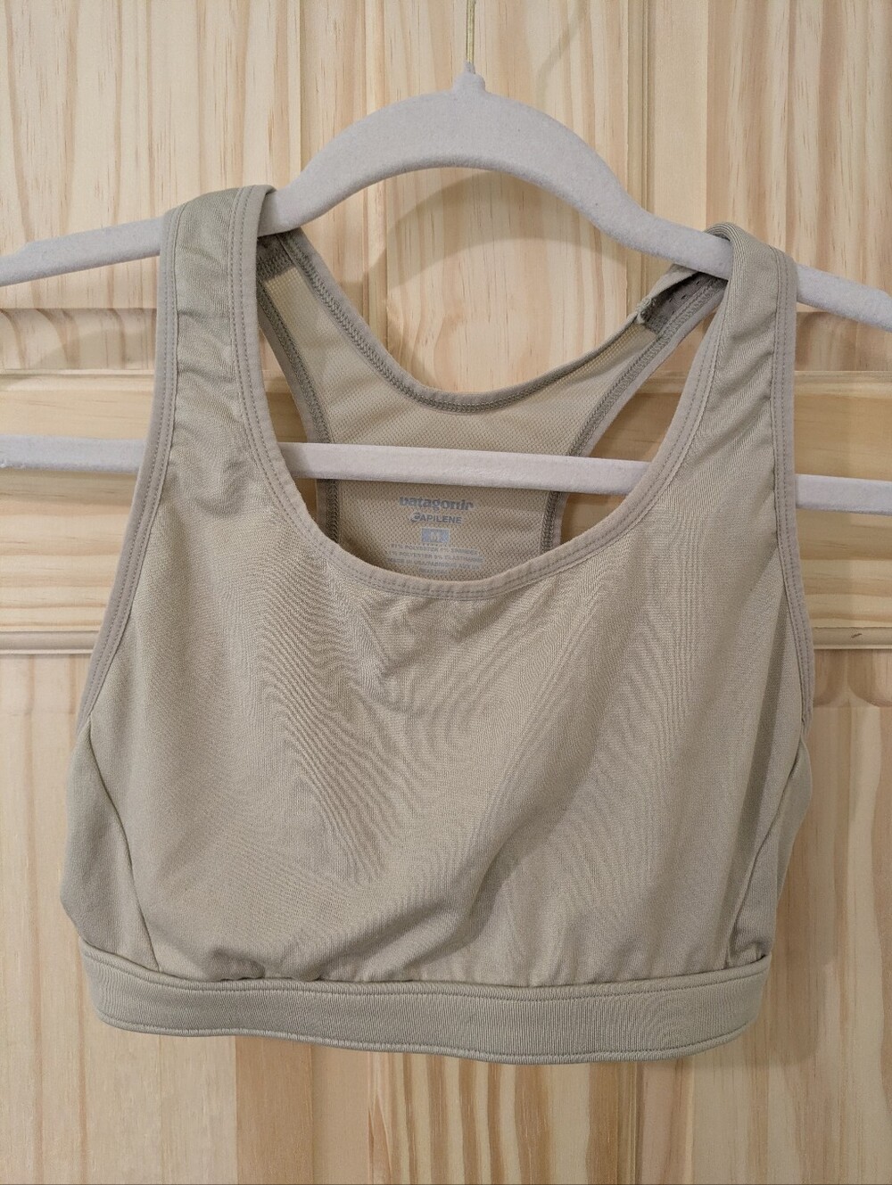 Patagonia Capilene Desert Tan Sports Bra